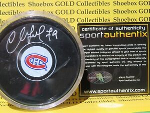 ANDREI MARKOV, Autographed Puck w/COA, Montreal Canadiens