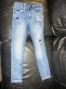 Gap Girl’s Unicorn Adjustable Waist Stretch High Rise Jeggings Size 8  - Picture 1 of 7