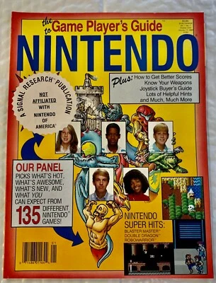 SIGNAL RESEARCH, INC. The Game Players Guide To Nintendo Magazine RARE Vol. 1 No. 1 (1988)