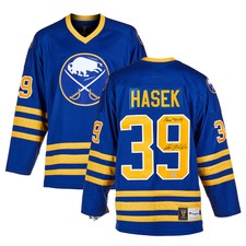 Dominik Hasek Buffalo Sabres Signed Hart Trophy Fanatics Retro Jersey