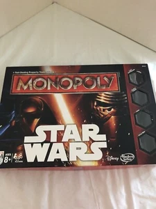 Star Wars Monopoly 2015 HASBRO GAMING PARKER BROTHERS FORCE AWAKENS Game Guide - Picture 1 of 12