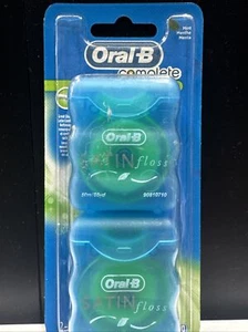 (PACK DOBLE) Oral-B Completo Hilo SATINADO, Sabor Menta (2)-50m/55yds/cada uno - Imagen 1 de 5
