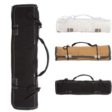 16 Pockets Portable Roll Bag roll  Organizer Canvas Storage  bag for small Tools