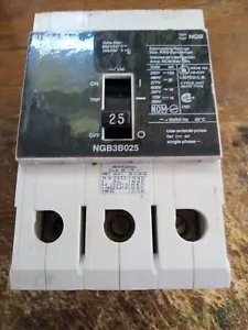 NGB3B025B Siemens 3p 480v 25a Circuit Breaker (FRESH COMMERICAL REMOVEAL) - Picture 1 of 13