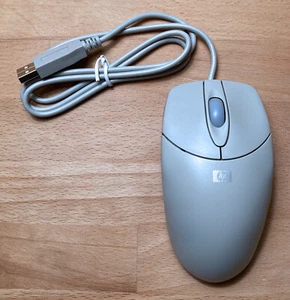 New Hewlett-Packard HP M-UB48 Scroll Wheel Trackball USB Mouse – P/N: 5184-9613 - Picture 1 of 8