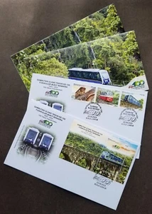 [SJ] Malaysia Penang Hill Railway Centenary Funicular 2023 Transport Vehicle FDC - Picture 1 of 7