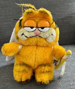 Vintage Garfield Katze Engel Dakin Plüschtier Kuscheltier Flügel Stab fehlender Stern 1981 - Bild 1 von 11