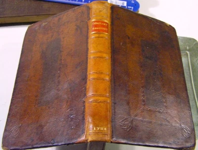 COMPLEAT GAMESTER For Young Princesses by RICHARD SEYMOUR 1734/RULES & LAWS/LTHR - Image 1 of 4