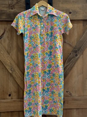 Vestido Camisa Floral Vintage "The Lilly" Sports Wear Division Años 70 Lilly Pulitzer Foto 1 de 4