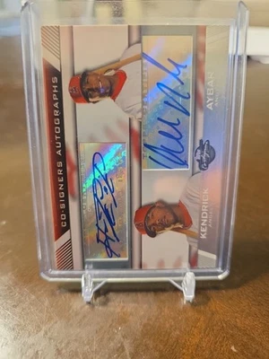 2007 Topps Co-Signers - Co-Signers Autographs Howie Kendrick, Erick Aybar #CS-KA - Image 1 of 2