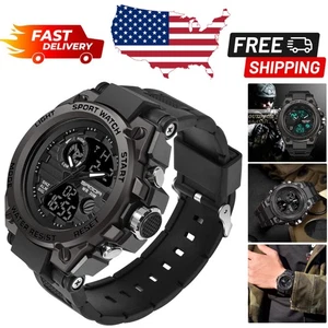 Orologio Uomo Multifunzione Stile Militare - Antiurto e Visualizzazione Data - Foto 1 di 9