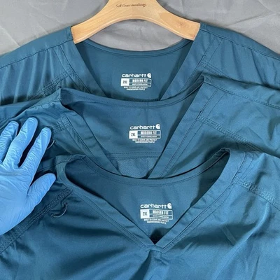 Carhartt Force скраб верхний комплект из трех размеров XXL современный крой медицинский уход  - Изображение 1 из 2
