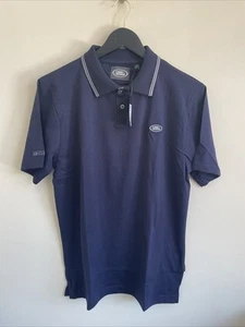 Camisa polo Land Rover para hombre nueva en caja nueva con etiquetas azul marino pequeña - Imagen 1 de 11