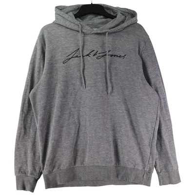 Jack & Jones Originals Hombre Pullover Sudadera con Capucha Polar Talla L Gris Estático Foto 1 de 4