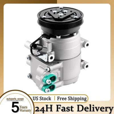 Compressor For 2.0L Hyundai Elantra 2001-2006 Tiburon 2003-2008 Tucson 2005-2009 - Imagem 1 de 4