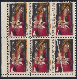 1336 - Amazing Multiple Error EFO Color Shift & PPPF "Madonna & Child" Mint NH - Picture 1 of 3
