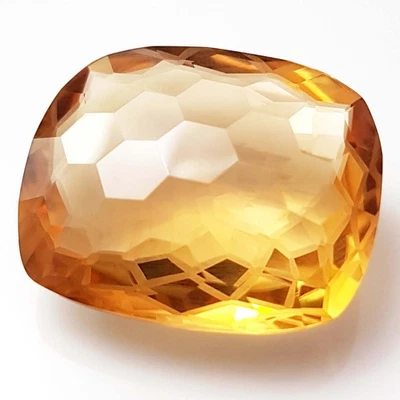 44.15 Ct Orange Citrine Cushion Cut Faceted Natural Loose Gemstone for Jewelry - Image 1 of 4