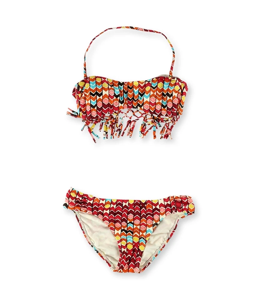 Bandeau Hobie para mujer Chevron flecos lengüeta lateral 2 piezas, mlt, S Foto 1 de 1