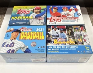 Lot of 4 Topps MLB Baseball Blaster Boxes Brand New Sealed 342 CARDS 2020-22 - Picture 1 of 4