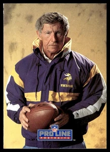 1991 Pro Line Portraits Jerry Burns Minnesota Vikings #233 - Picture 1 of 2