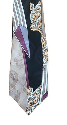 Corbata abstracta vintage*Pierre Cardin* para hombre 100 % seda EE. UU. XL 64x4 Foto 1 de 4