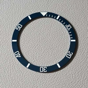 SEIKO SKX007 SKX009 CERAMIC Bezel Insert Dark Blue SKX (SUB style) Flat C3 - Picture 1 of 1
