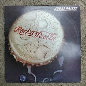 Vtg 1980 JUDAS PRIEST Album ROCKA-ROLLA Vinyl RECORD LP 33 rpm 12" - Picture 1 of 4