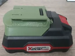 ADATTATORE PARKSIDE 16v batterie X20V PAP16 vecchia batteria 16V PABS PHKSA PKGA - Bild 1 von 4