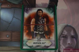 Mustafa Ali Topps WWE 2021 Orange Parallel 03/50 Card - Picture 1 of 2