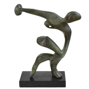 Modern Discus athlete Bronze statue sculpture artifact - Picture 1 of 6