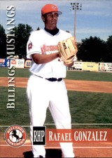 2005 Billings Mustangs Grandstand #27 Rafael Gonzalez Bronx New York NY Card