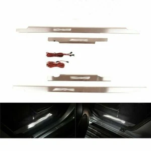 Borde de umbral de puerta AMG LED blanco para BENZ W463 G63 G65 G350 G400 G55 G500 plateado - Imagen 1 de 7