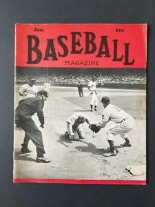 VINTAGE 1948 ~ Baseball Magazine (Jan) Cover: Ray Coleman St. Louis Browns  J138 - Picture 1 of 2
