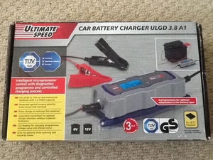 Ultimate Speed Car Battery Charger ULGD 3.8 A1 6v 12v car motorbike LED display - Picture 1 of 4