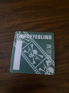 PASE BACKSTAGE THIRD EYE BLIND Raro Sin Usar Años 90 GIRA JAPÓN - Imagen 1 de 1