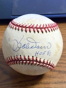 BOBBY DOERR SIGNED AUTOGRAPHED OAL BASEBALL! Red Sox! HOF 86! - Picture 1 of 2