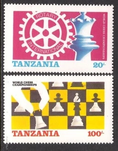 TANZANIA 1986 AJEDREZ ROTATIVO - Imagen 1 de 1