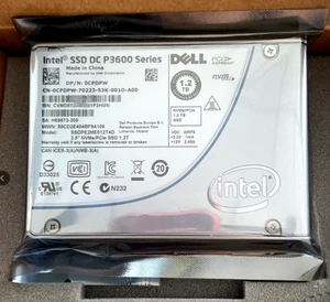Intel Dell SSDPE2ME012T4DE 0CPDPW P3600 Series 1.2TB 2.5" PCIe 3.0 NVMe,U.2 SSD - Picture 1 of 5