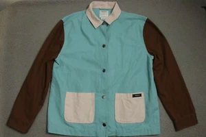 RVCA Jacket Button Up Men's Size Medium Two Front Pockets - Picture 1 of 13