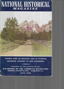 DAUGHTERS OF THE AMER. REVOLUTION NATIONAL HISTORICAL MAGAZINE 3 AUSGABEN 1938 - Bild 1 von 8