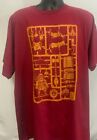 Dungeons & Dragons Officially Licensed T-Shirt Burgundy Red
