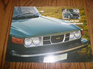 Folleto de ventas SAAB 99 WagonBack 1975 - vintage - Imagen 1 de 9