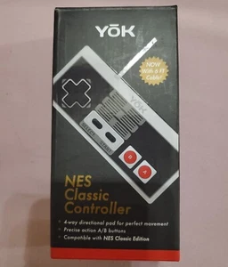 NEW Controller NES CLASSIC Edition Mini YOK Brand 6ft Cable Complete - Picture 1 of 8