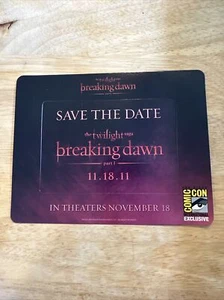 Twilight Breaking Dawn movie 2011 SDCC Comic-Con exclusive promo fridge magnet - Picture 1 of 5