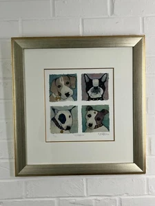 Waggers von Nick Bellon gerahmter signierter Druck 18,7x20" #JG - Bild 1 von 5