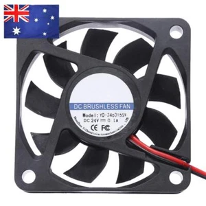 YD-2460 15SW DC 24V Cooler Fan 60x60mm 9 Blades Computer PC Cooling Fan - Afbeelding 1 van 7