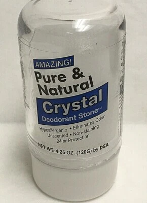Lot of 2  Stone Pure and Natural Crystal Deodorant Stone, 4.25 Ounce EXP 8/15/29 - Image 1 of 4