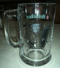 Heineken Joliet JackHammers 96.7 Will Rock Rocks! 12 oz.Glass Mug