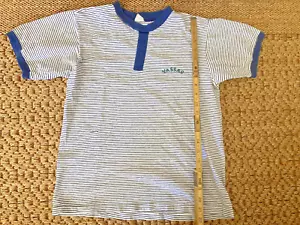 Vintage Vassar College T Shirt Champion Women Medium Cotton Retro Ringer 1970's - Picture 1 of 7