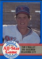 1988 ProCards Oklahoma City 89ers TOM O'MALLEY RC RANGERS GIANTS ORANGE NJ